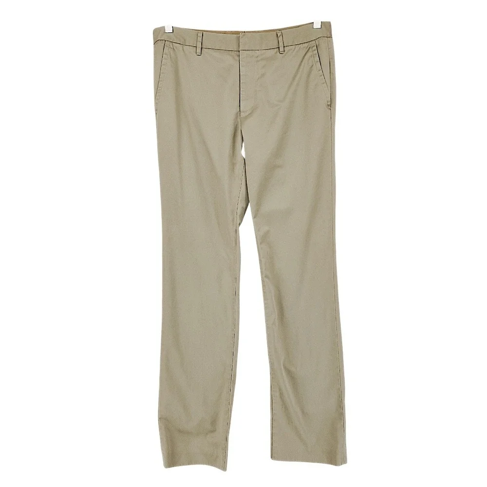 Bonobos Chino Pants 33x32 Mens Wednesday Slim Fit Cotton 12356-KH003 Y2K Preppy